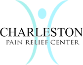 A logo of the charleston pain relief center.