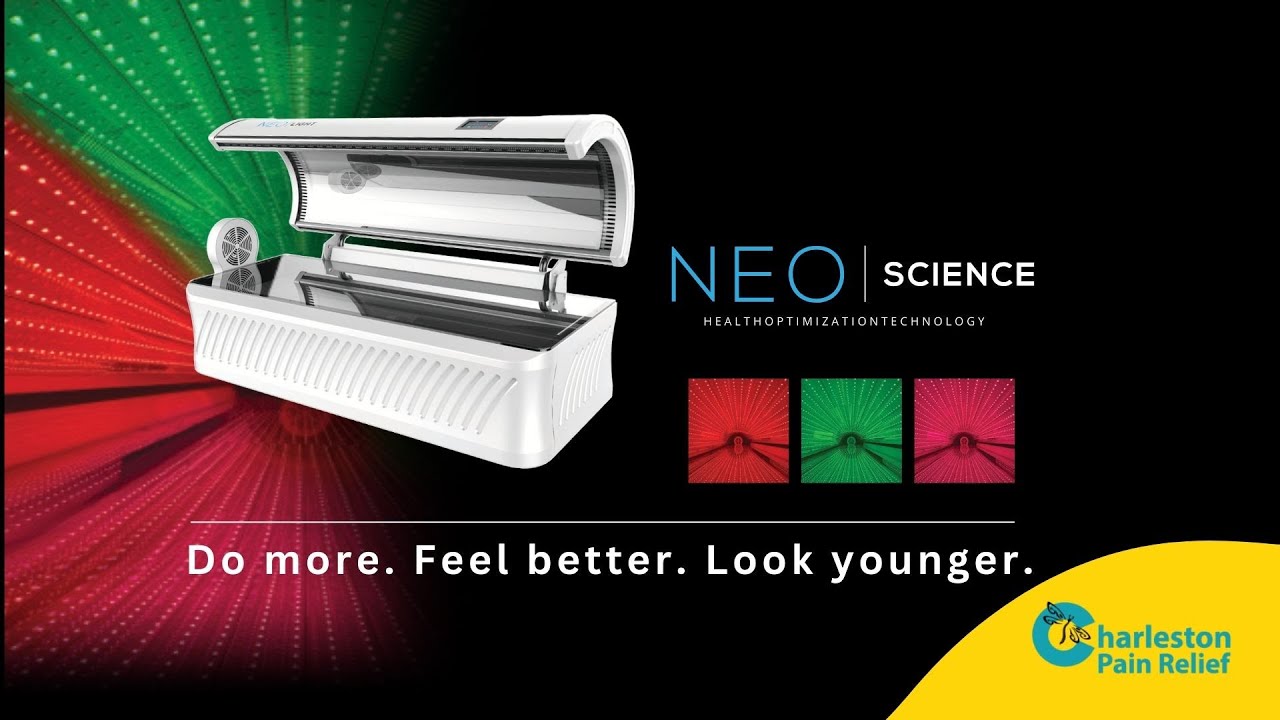 NEO Science health optimization light therapy bed at Charleston Pain Relief Center