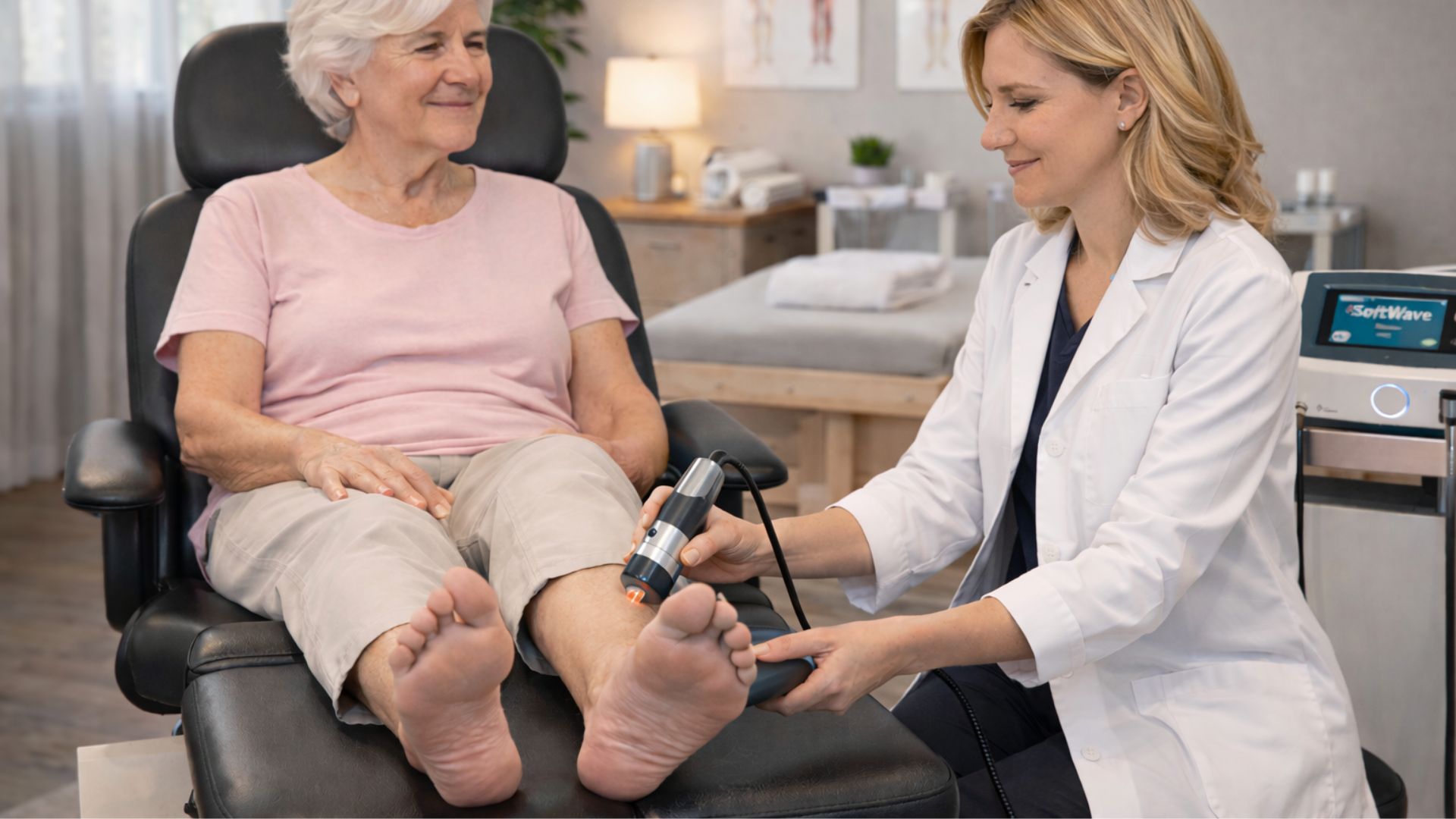 Fast-Acting Laser Therapy session at Charleston Pain Relief Center in North Charleston, SC