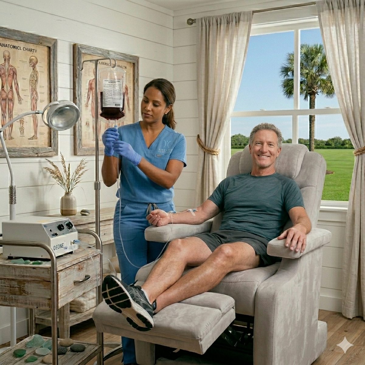 Ozone IV therapy at Charleston Pain Relief Center in North Charleston, SC