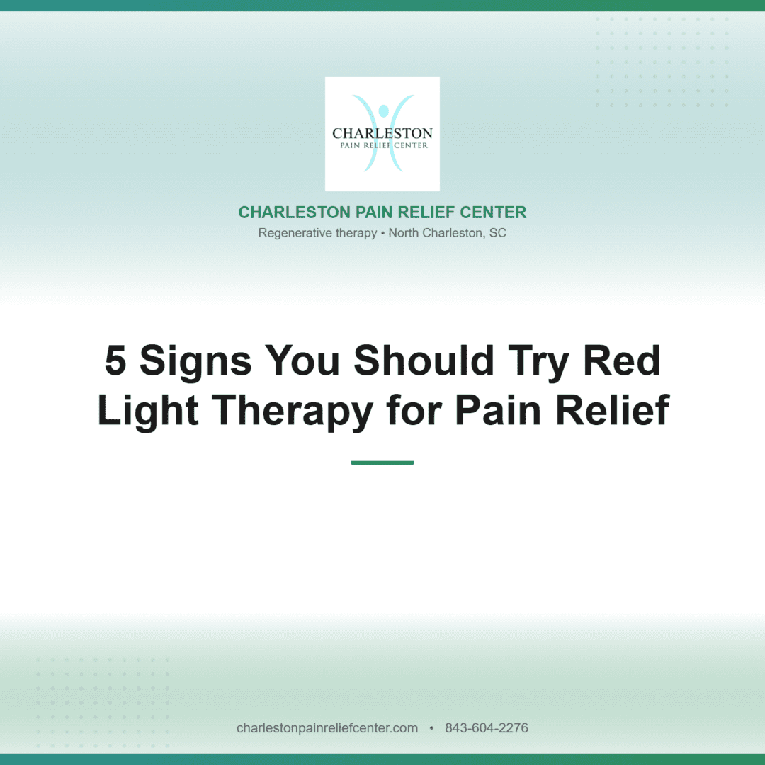 Red light therapy near Hanahan SC