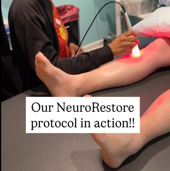 Neuropathy treatment session at Charleston Pain Relief Center in North Charleston, SC