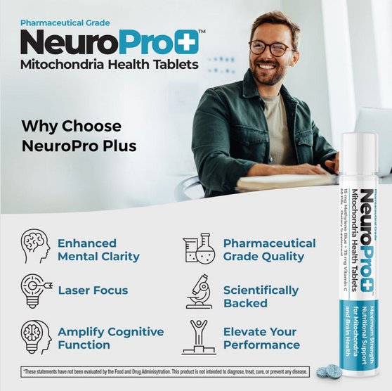 NeuroPro Plus Mitochondria Health Tablets by Best 365 Labs